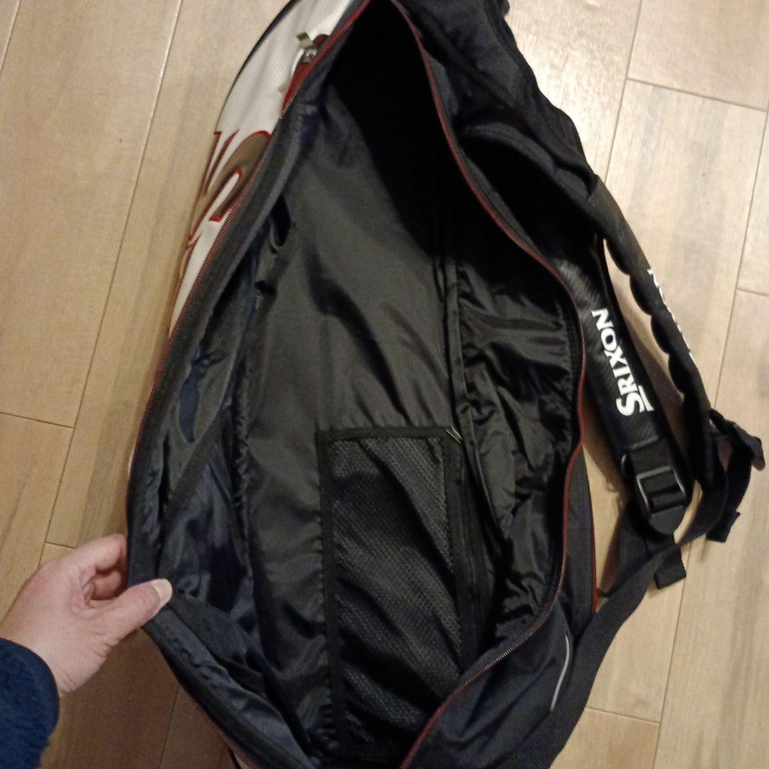 新品★定価13000円★Srixon バッグ ホワイト/レッド