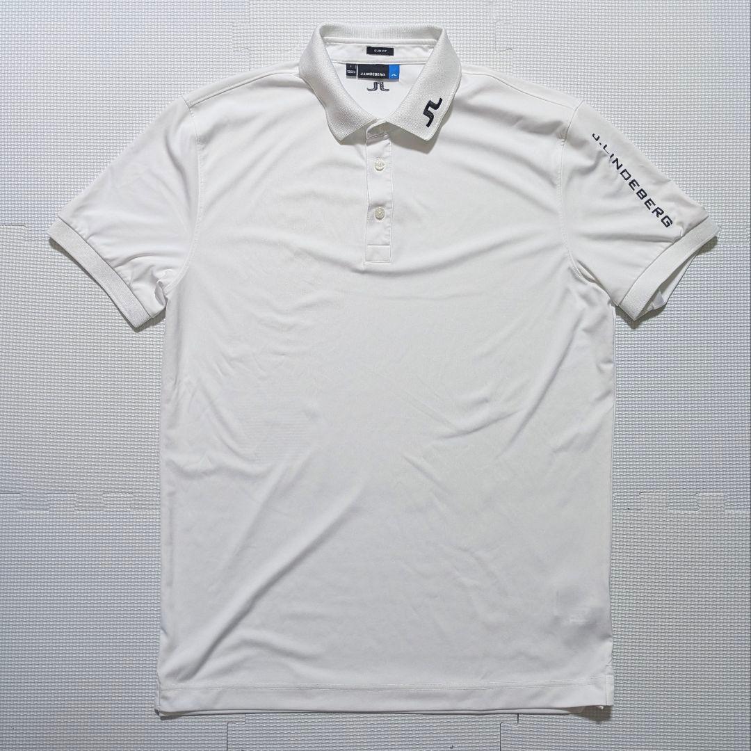 J.LINDEBERG ポロシャツ スリムフィット メンズ L
