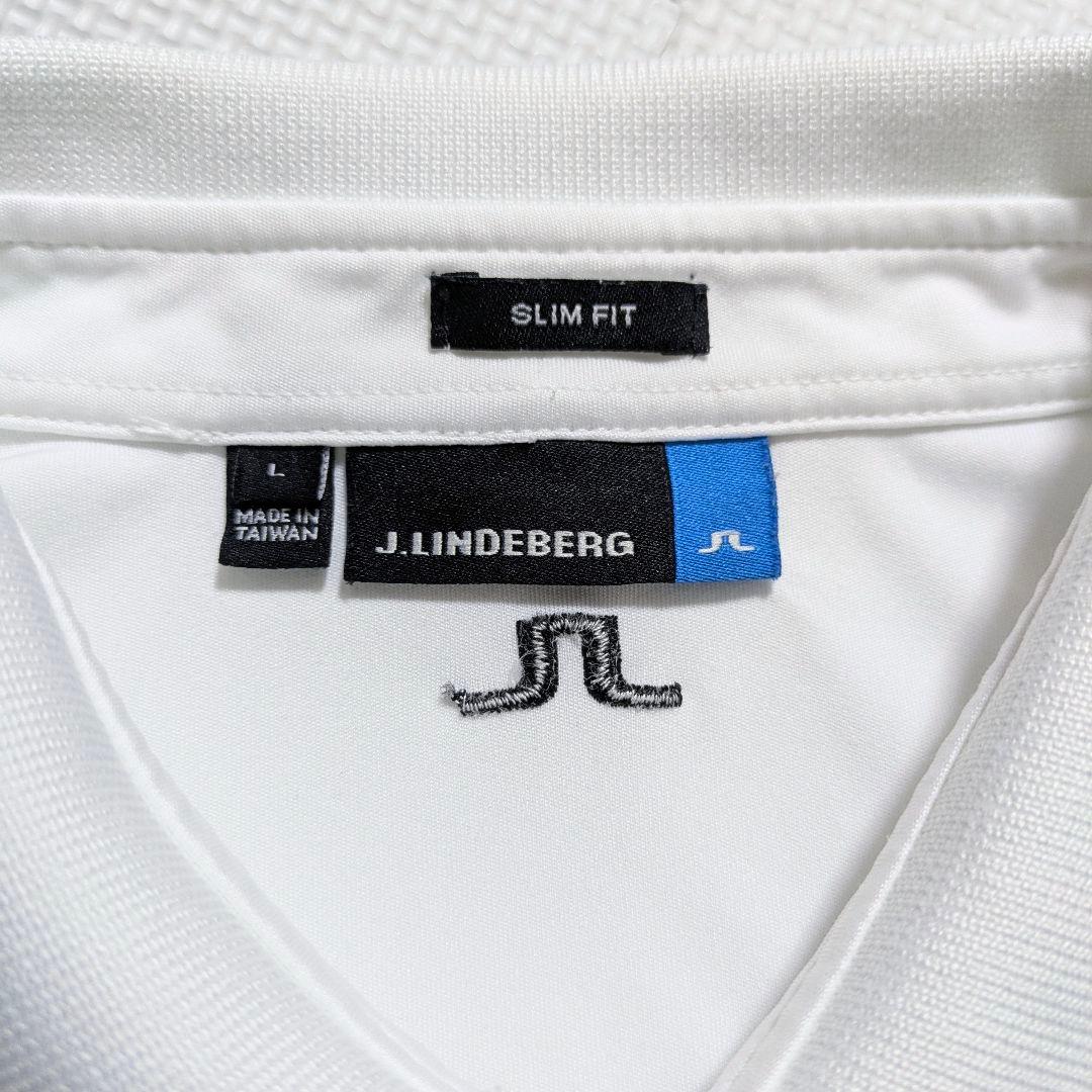 J.LINDEBERG ポロシャツ スリムフィット メンズ L