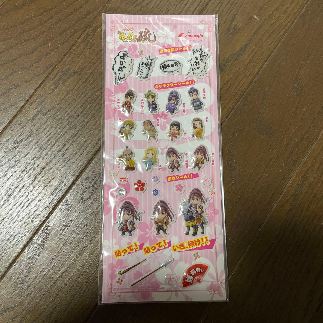 パチンコ非売品　花の慶次　オリジナルマウスパッドセット&シール