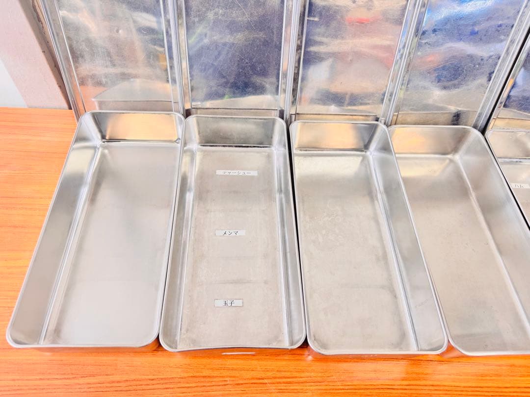 業務用 ステンレスバット フタ付き 5点セット EBM含む 中古