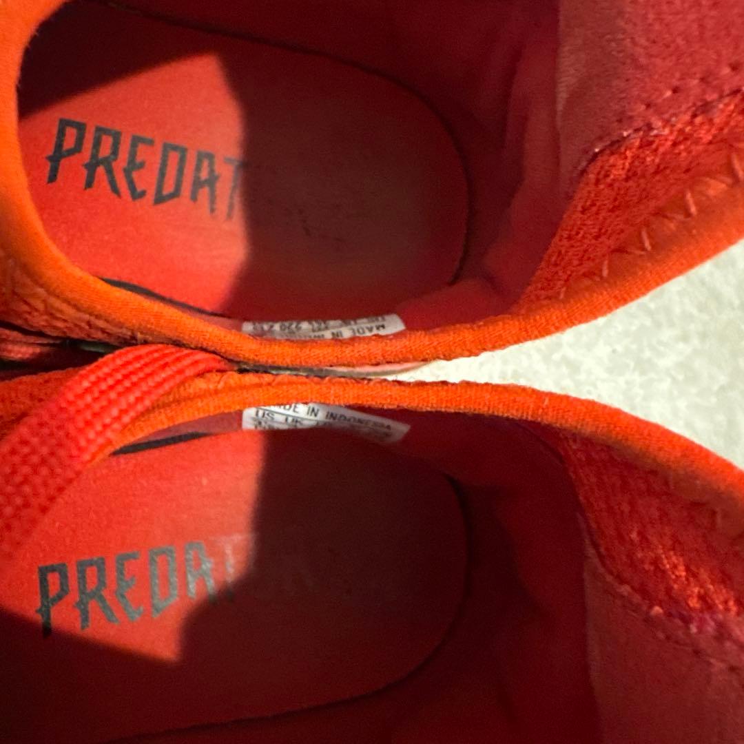 adidas Predator サッカーシューズ レッド　22.0cm