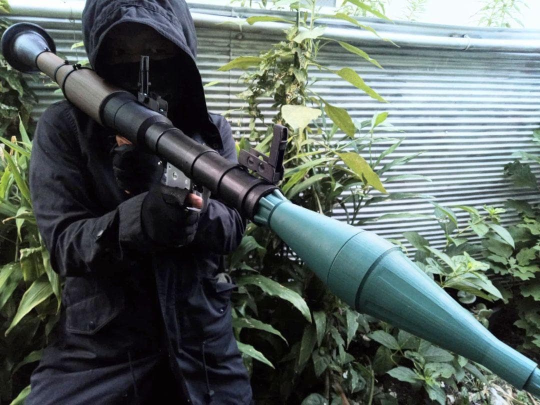 フルスクラッチ RPG-7 ロケットランチャー 3Dプリンター 成形 O
