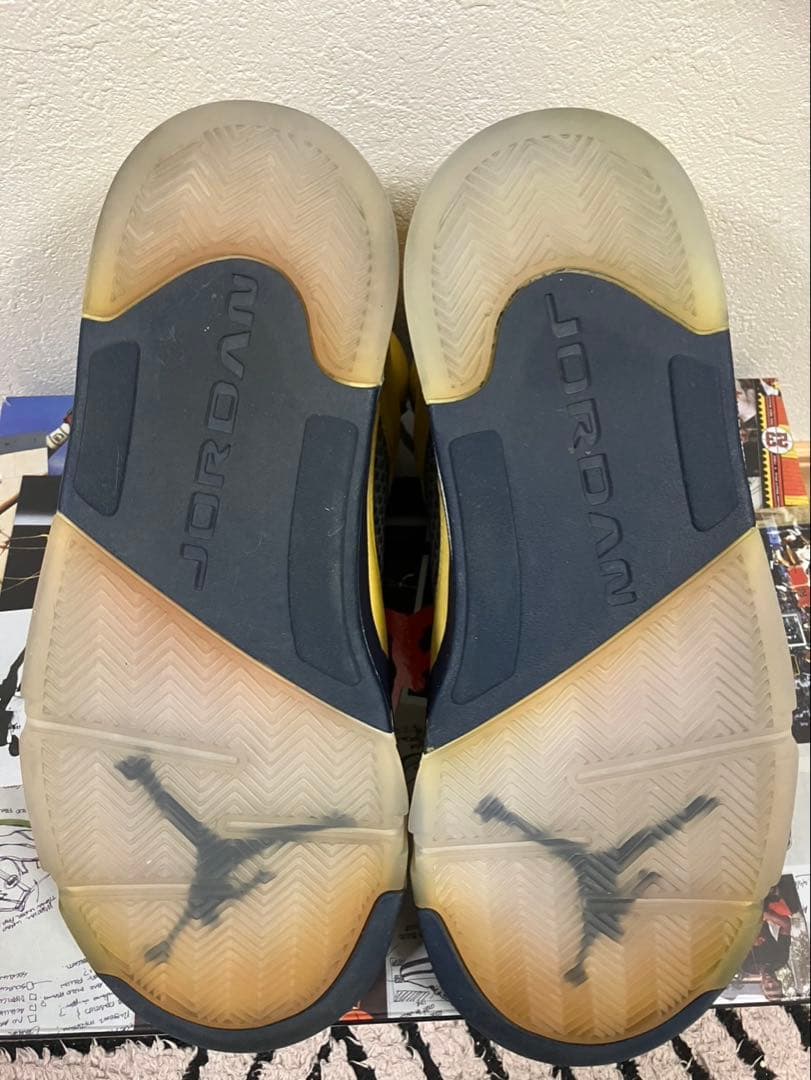 シューズ(男性用) NIKE AIR JORDAN 5 \"MICHIGAN\" 28.5cm
