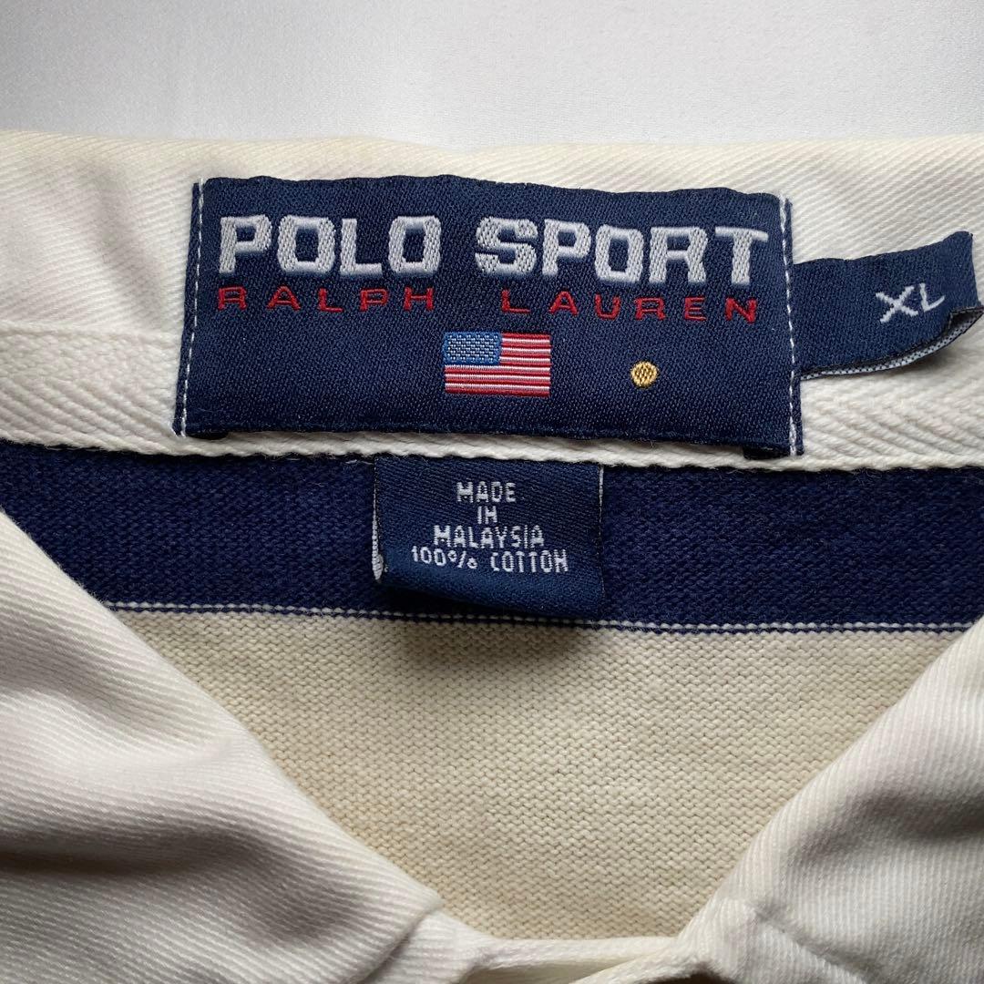 90s Polo sport ポロベア polo bear ラガーシャツ