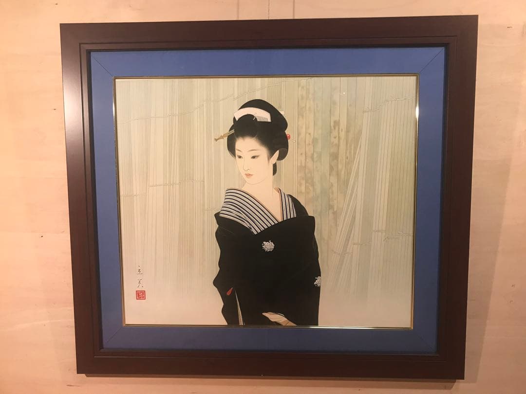 るみさま専用　志村立美「木場(Ⅰ)」シルクスクリーン　サイン・作品証明シール有り