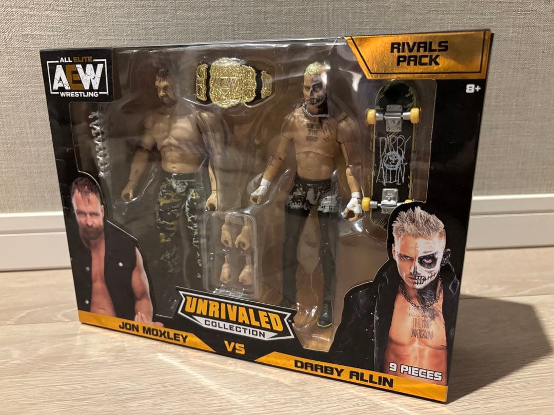 AEW●Jon Moxley●Darby Allin●ベルト●スケボー