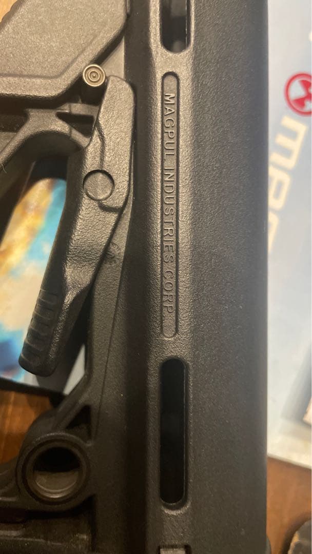 実物 magpul ctrストック　黒