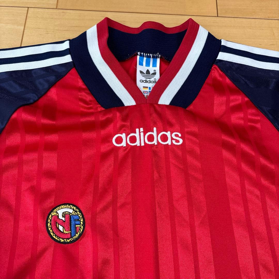 adidas アディダス　サッカー　ノルウェー代表　ユニフォーム　Lサイズ