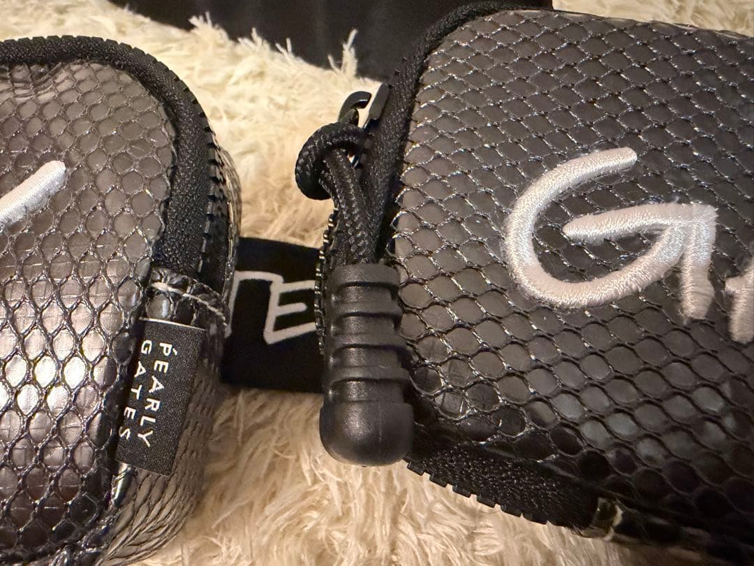 新品未使用PEARLY GATES ブラックウエストポーチ