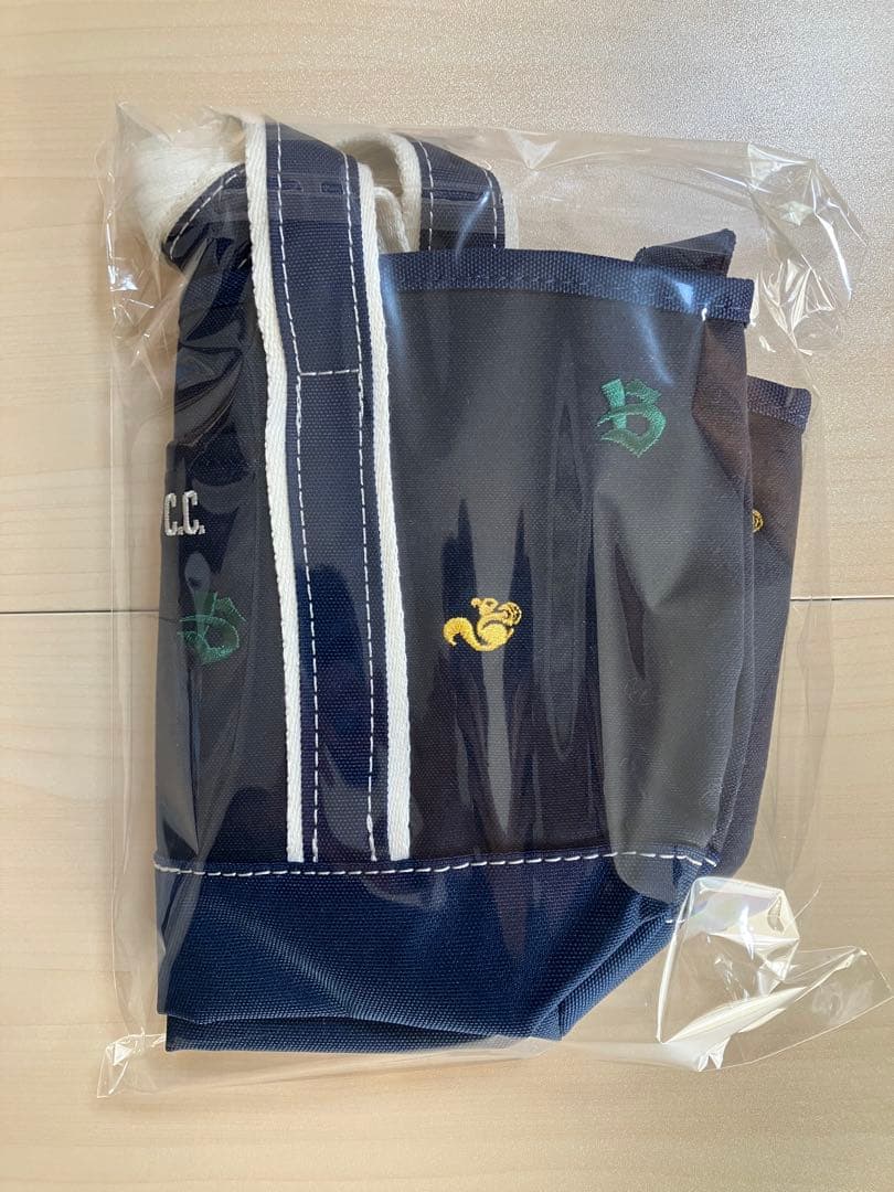 BEAMS GOLF C.C. 刺繍 カートバッグ ネイビー
