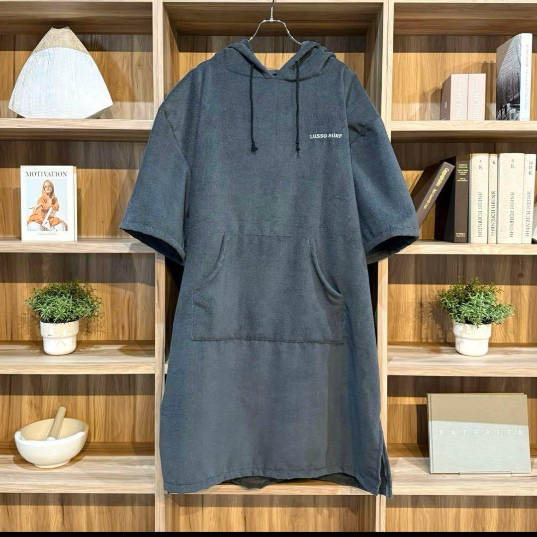 Instagramで大人気！LUSSO SURFのお着替えポンチョ　チャコール