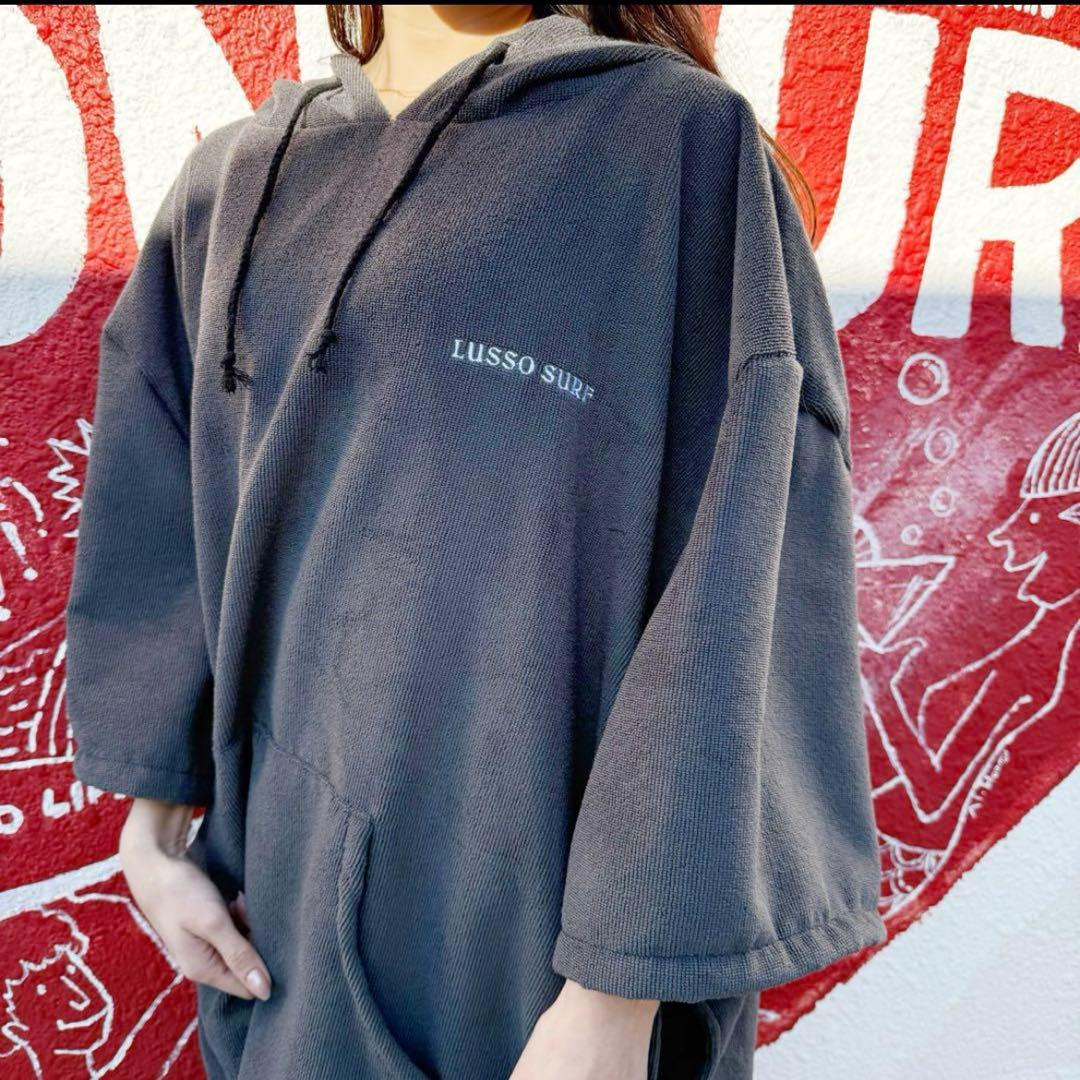 Instagramで大人気！LUSSO SURFのお着替えポンチョ　チャコール