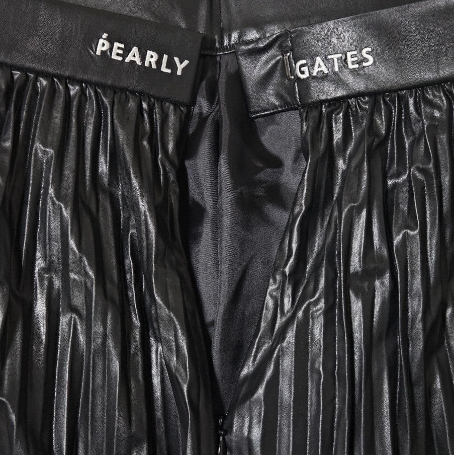 新品未使用 PEARLY GATES レディース プリーツスカート 1 ブラック