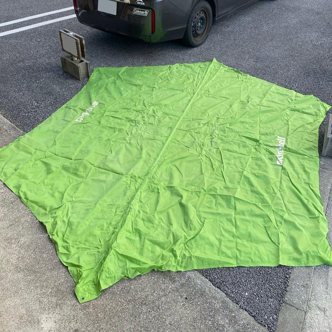 モンベル mont-bell ミニヘキサタープ ＋ポール 中古 ※追記しました