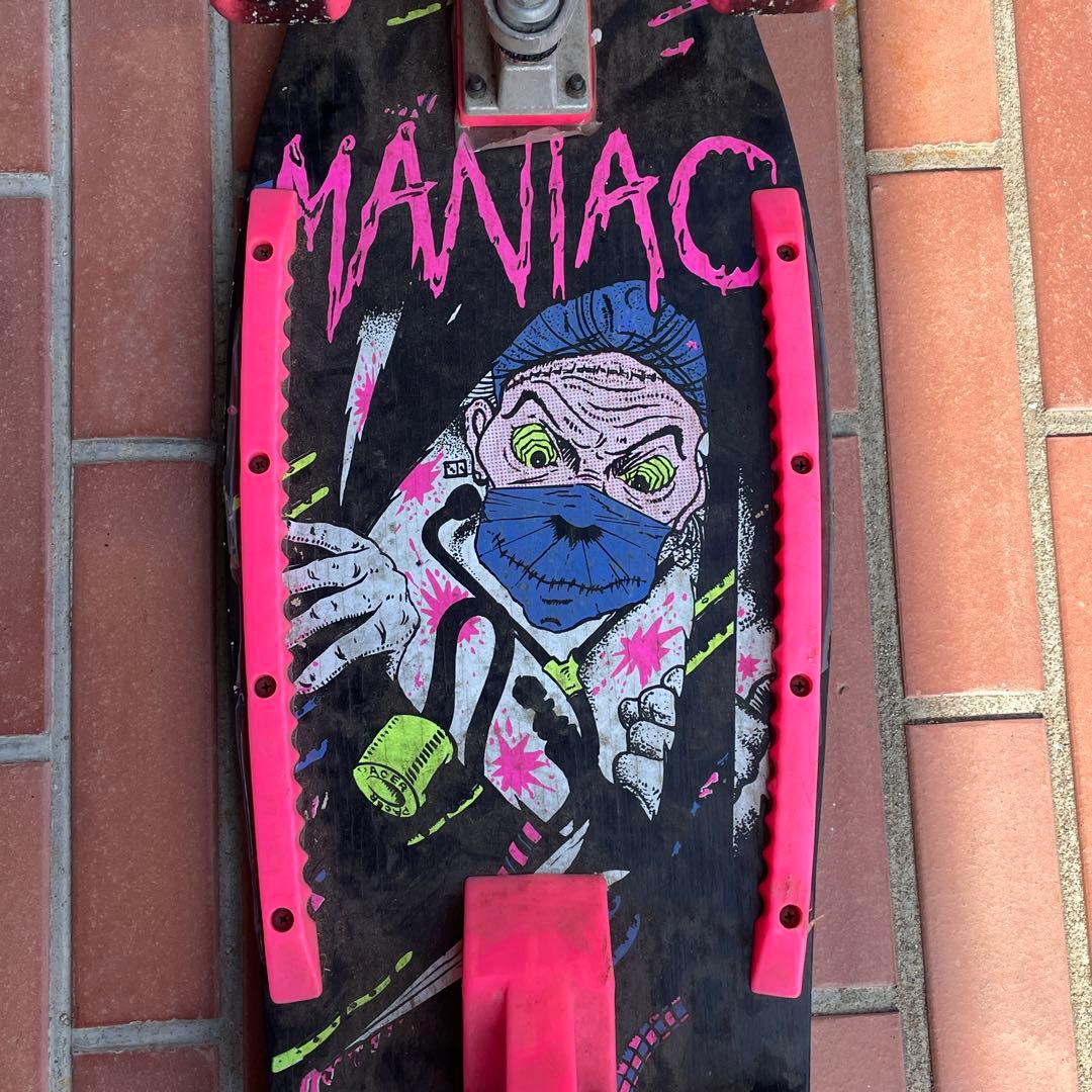 【希少】80年代『maniac』スケートボード スケボー old ビンテージ