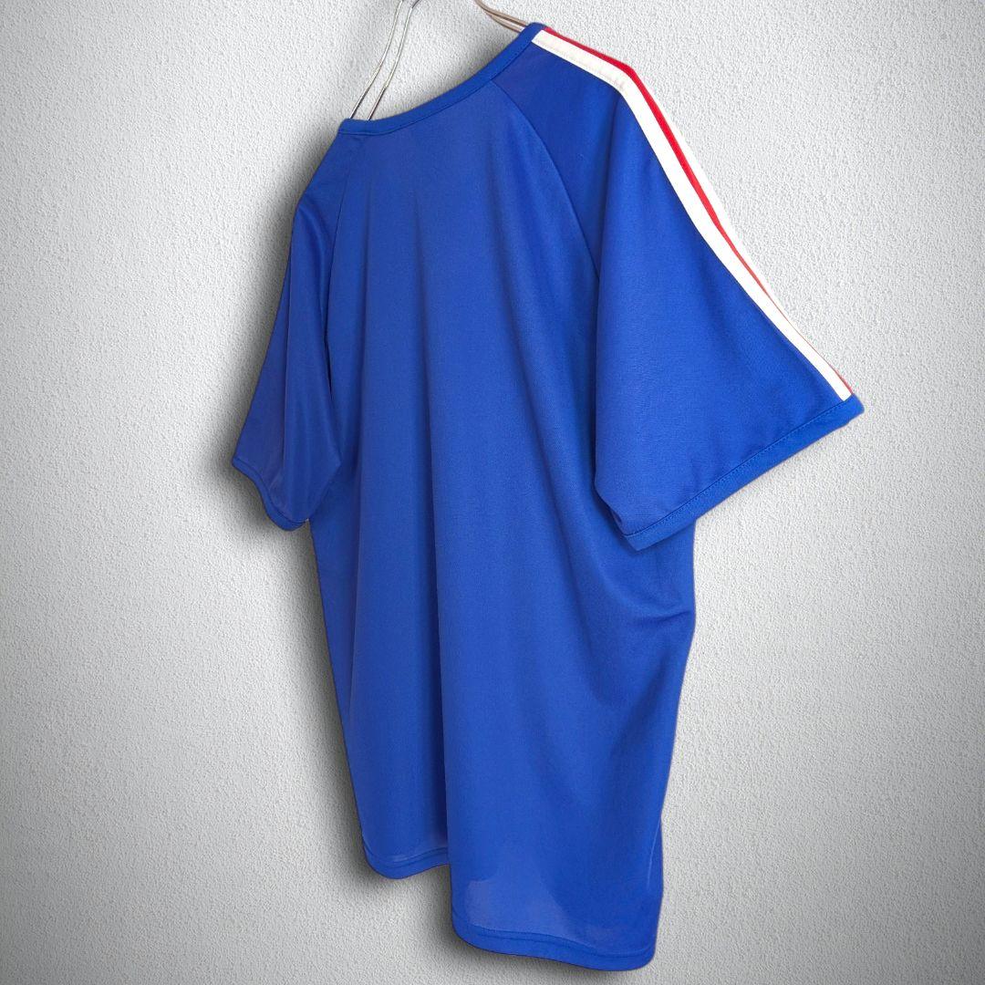 古着　サッカー　フランス代表　アディダス　トリコロール　メンズ　XLサイズ