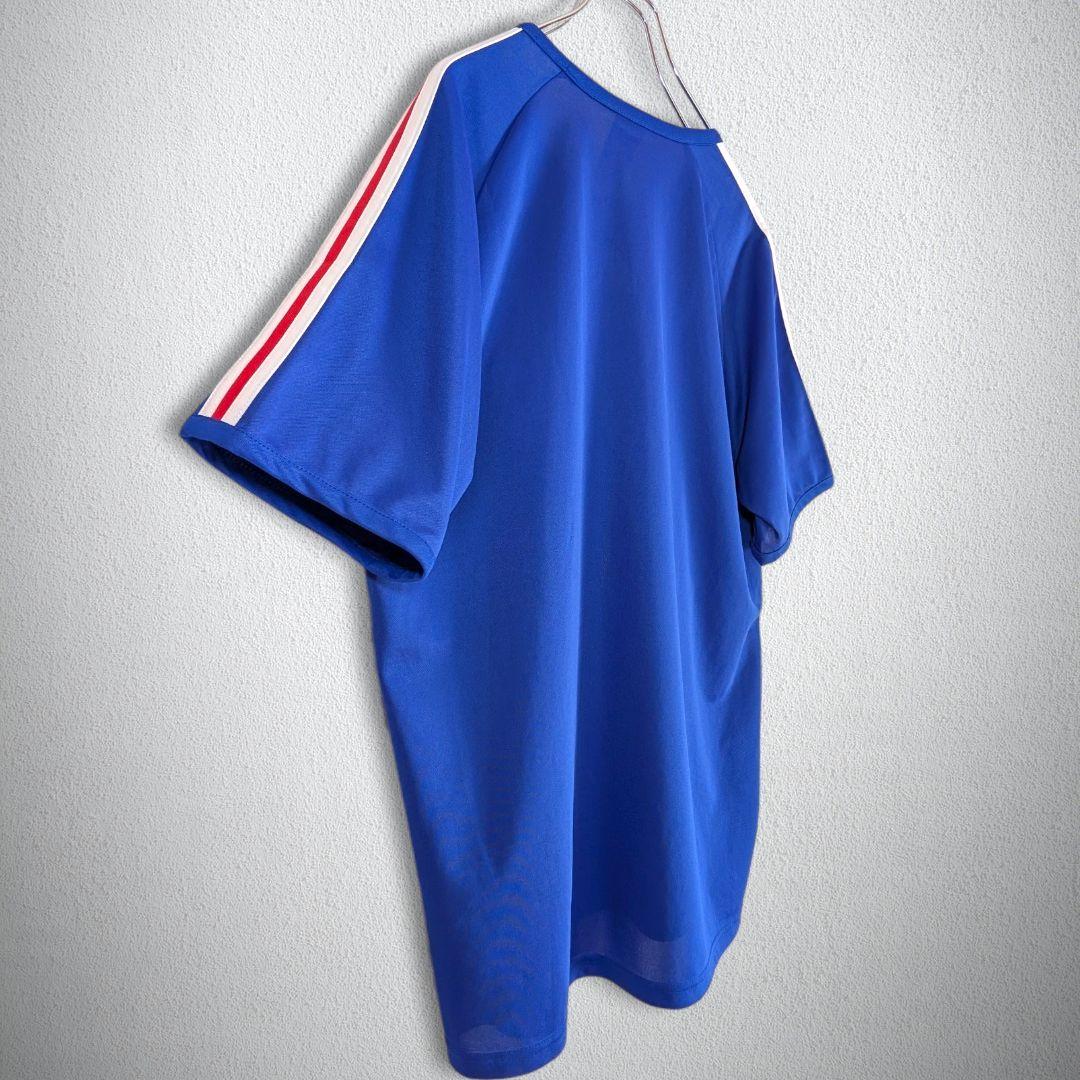 古着　サッカー　フランス代表　アディダス　トリコロール　メンズ　XLサイズ