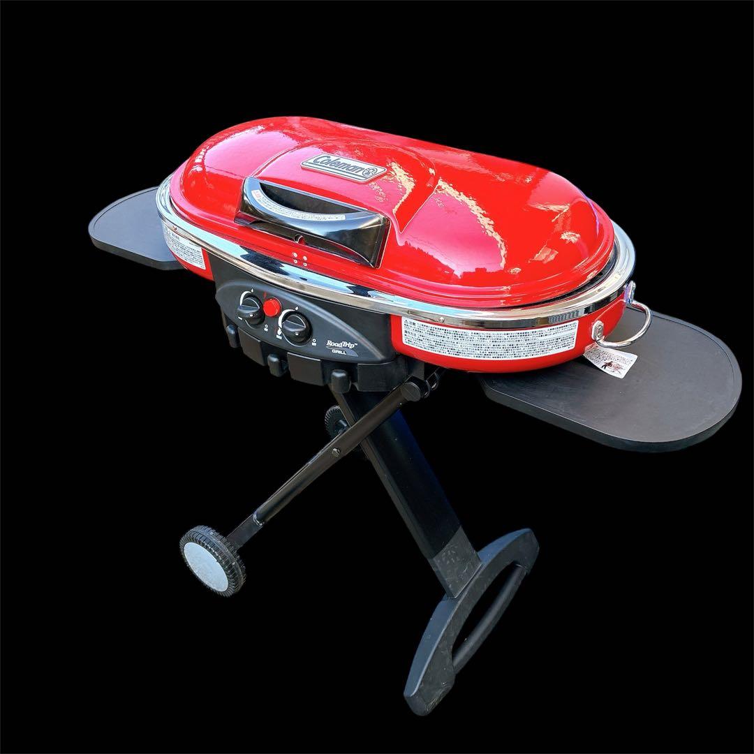 Coleman ポータブルバーベキューコンロ 赤　ロードトリップ