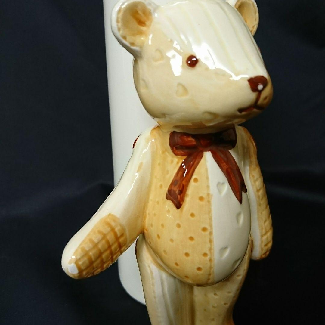 未使用保管品 seto craft 陶器花瓶 bear クマ　瀬戸焼