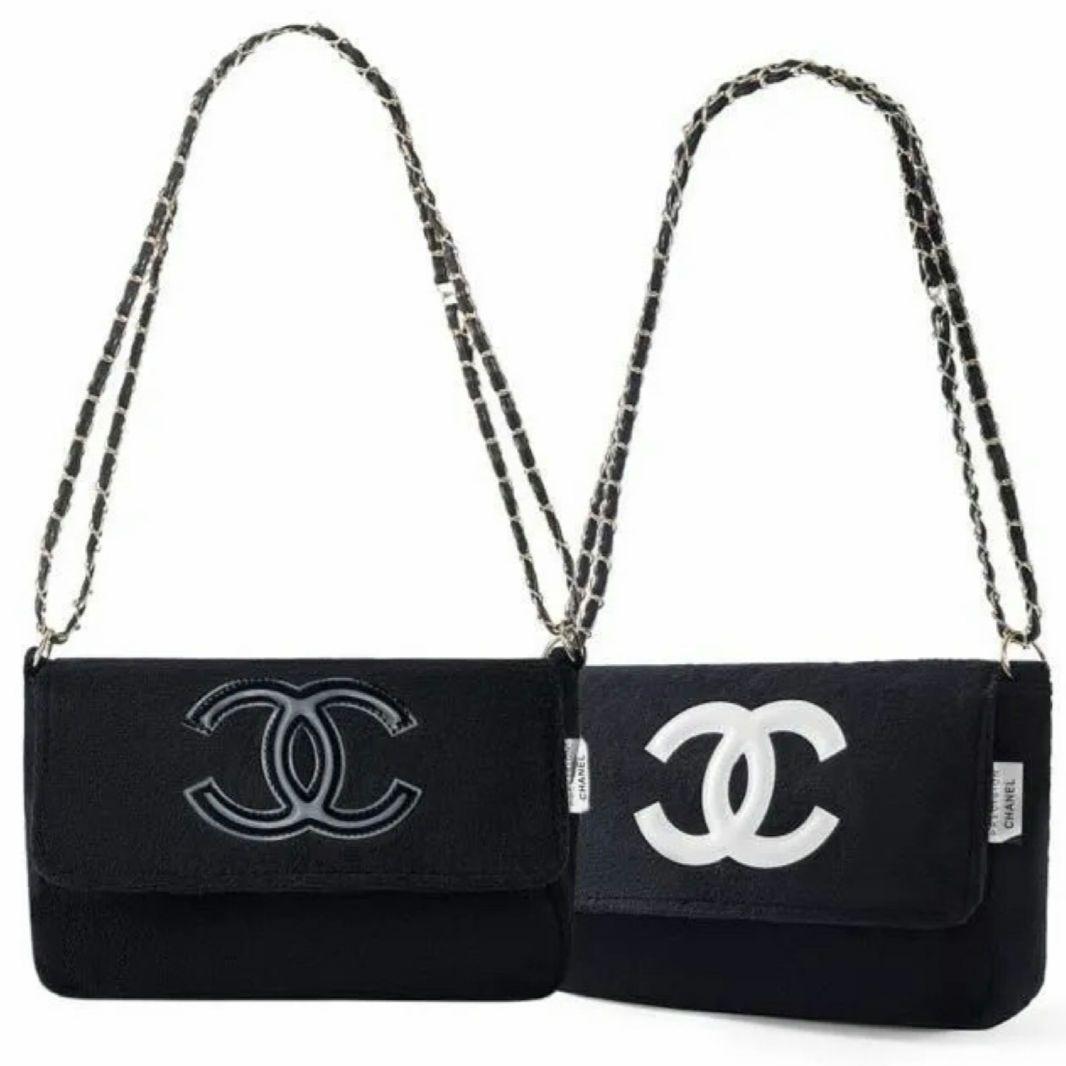 最終 CHANEL シャネル ノベルティ チェーンストラップ ショルダーバッグ