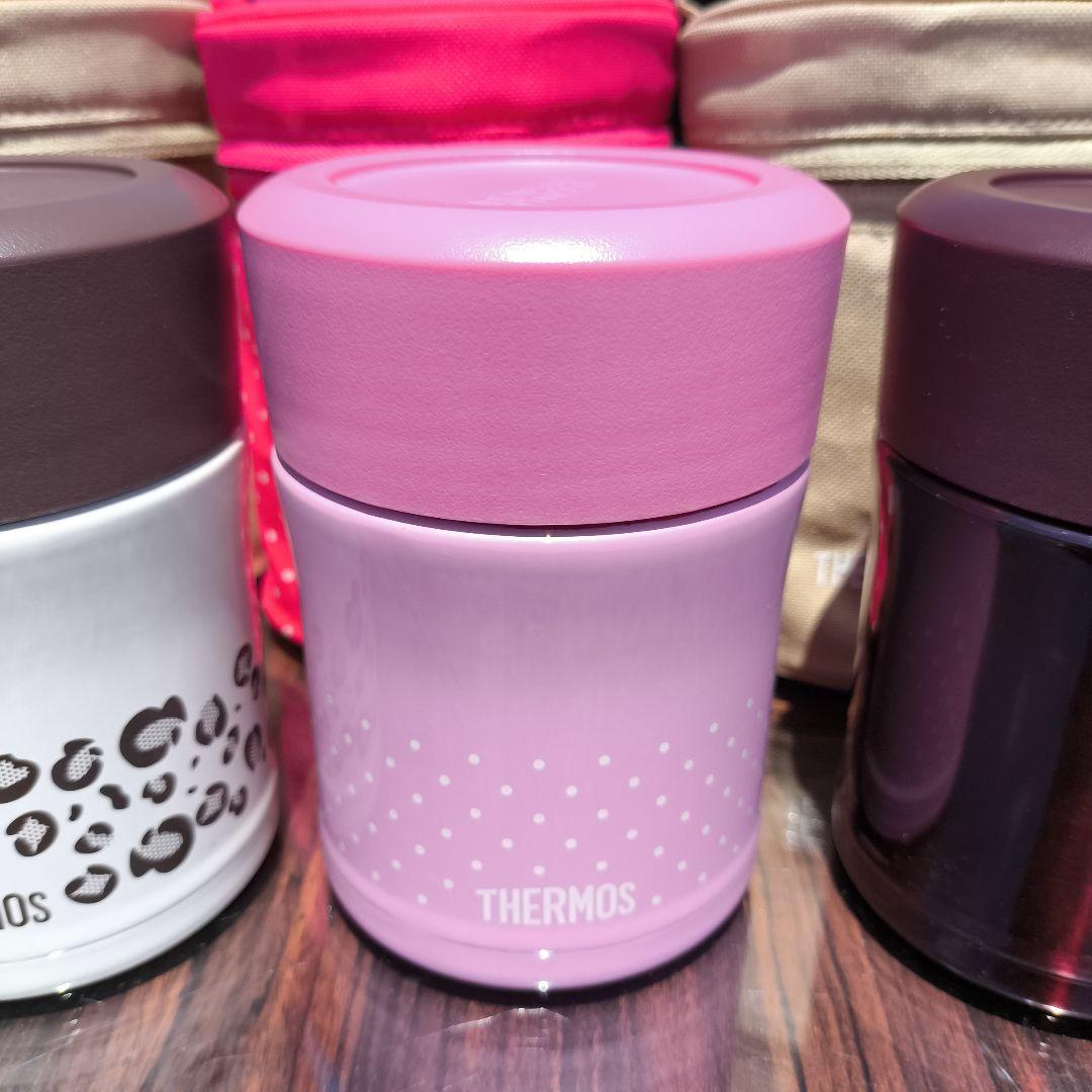 THERMOS スープジャー カラフル 6点セット ポーチ付き