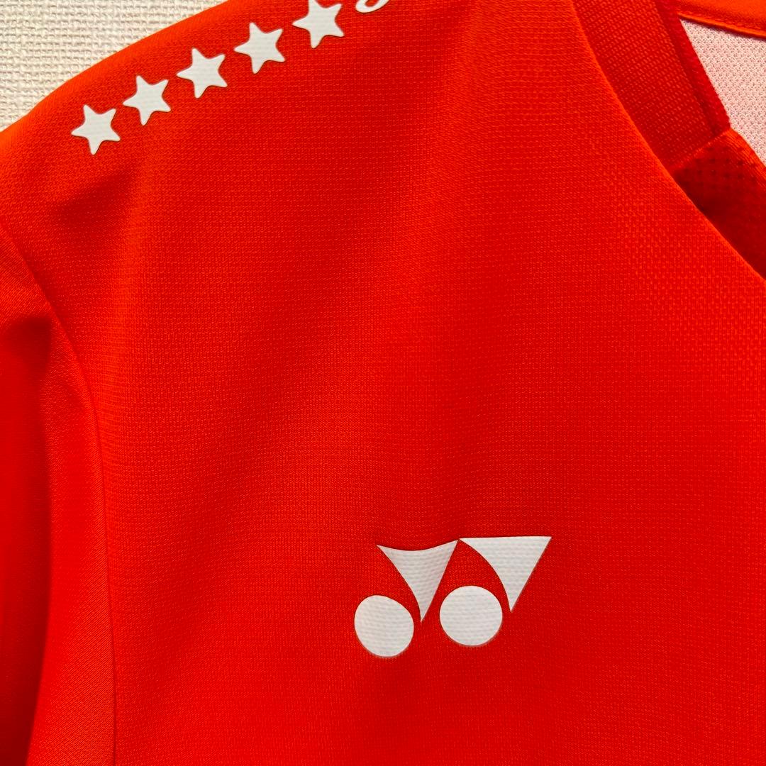 【新品】YONEX ヨネックス 限定リンダン メンズゲームシャツMサイズ