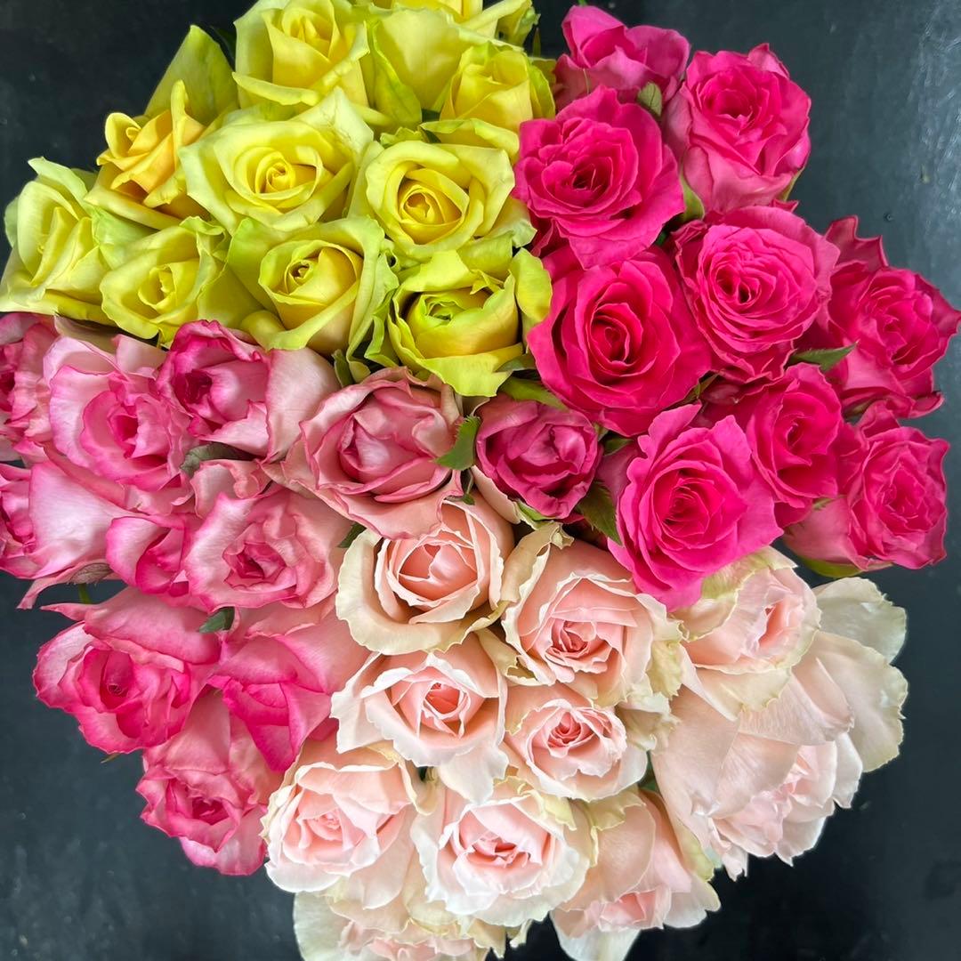鮮度抜群‼️ 《切り花 ・生花 》おまかせミックス 30㎝SMサイズ！40本 薔薇