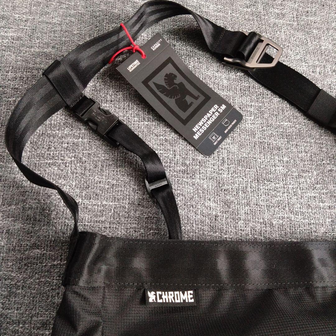 【CHROME】新品 Newspaper Messenger SM 黒