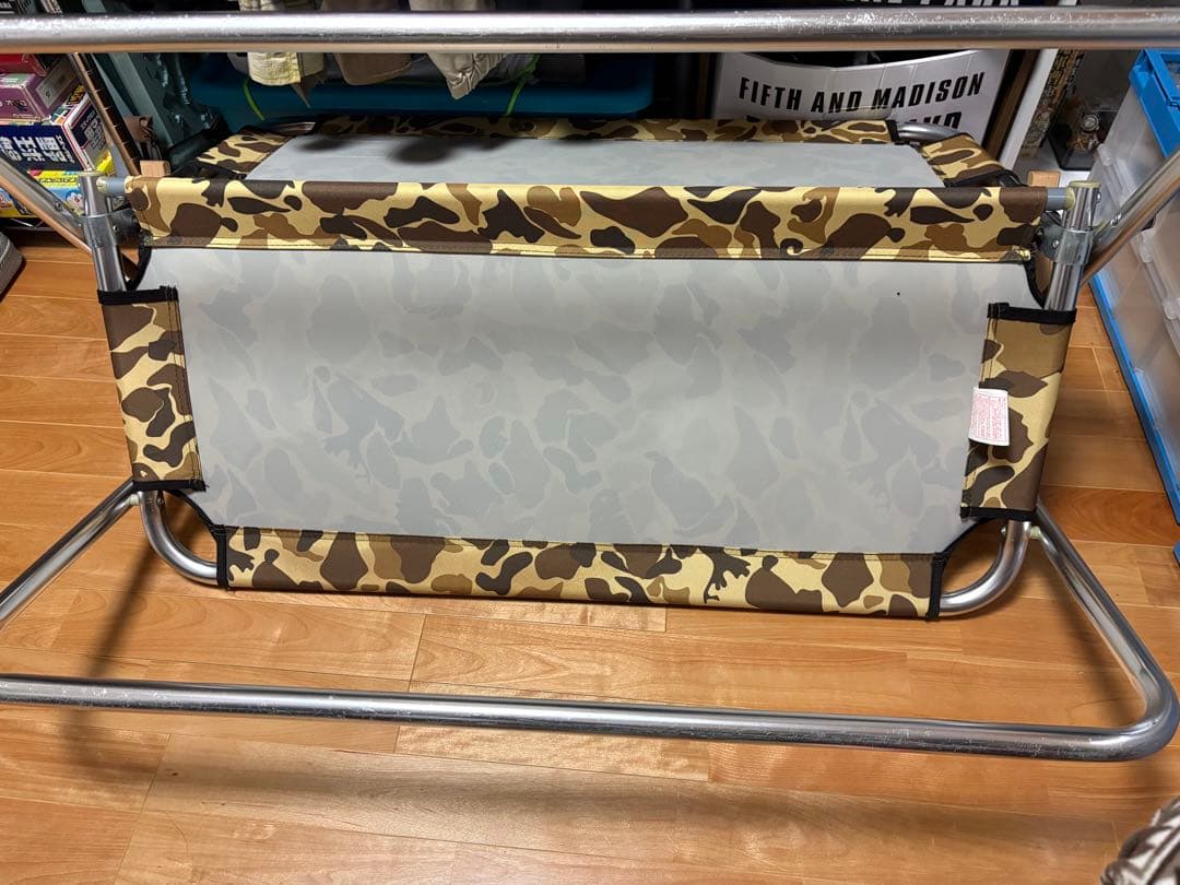 専用出品‼️廃盤品 CAPTAIN STAG アルミ背付ベンチ　ダックカモ