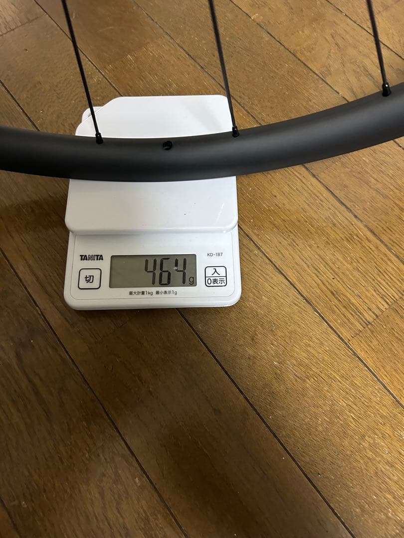 手組みホイール　実測　1064g