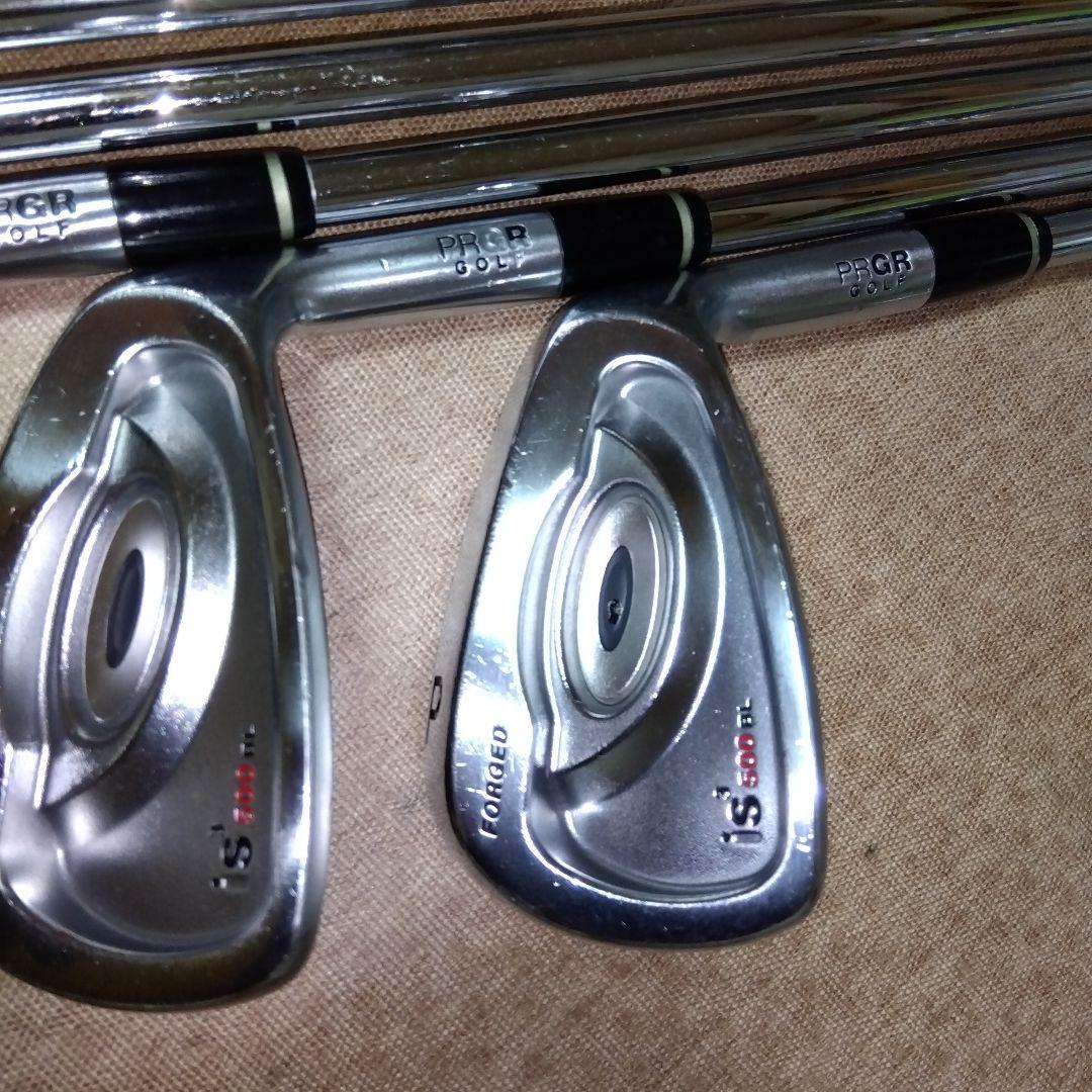 綺麗な状態 PRGR iS3500BL FORGED ４〜９.ＰＷ ７本【Ｓ】