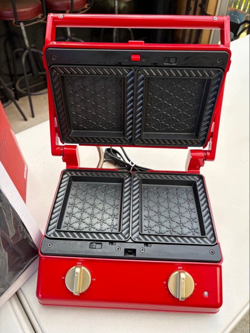 BRUNO Grill Sand Maker Double レッド
