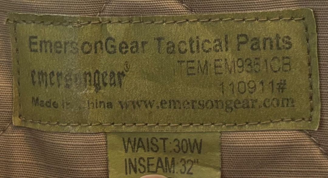 Emersongear コンバットパンツ