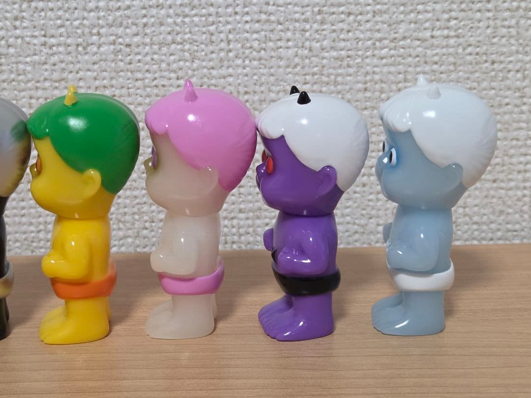 BLACK PEARLS mini HAPY ソフビ 8種セット ☆ ガチャ