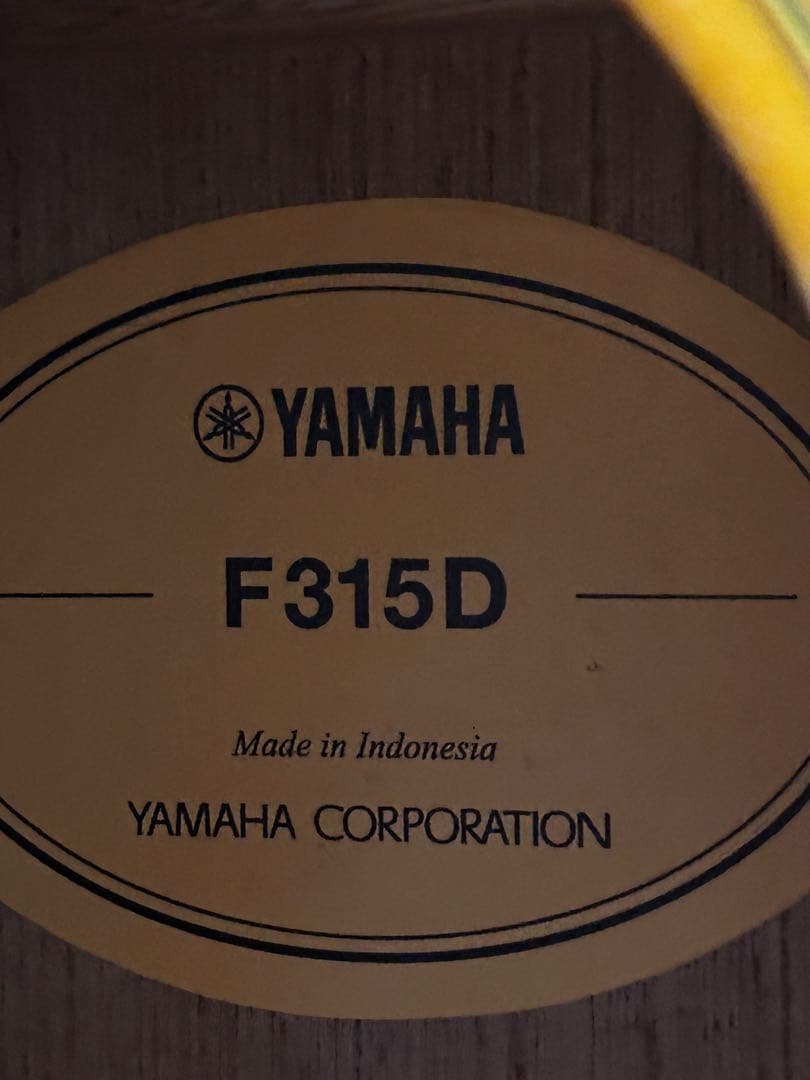 Yamaha アコースティックギター サンバースト F315D ケース付き