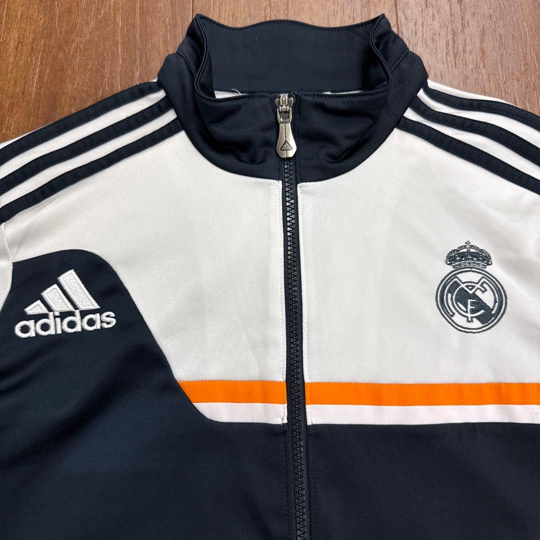 adidas トラックジャケット レアル・マドリード 古着 ネイビー Lサイズ
