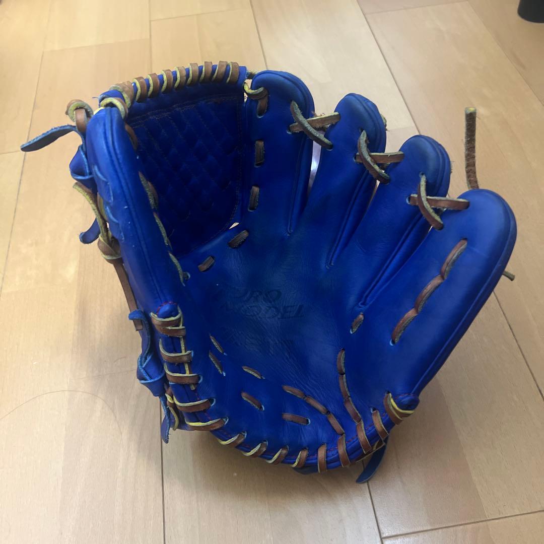 ZETT 青 台湾硬式グローブ