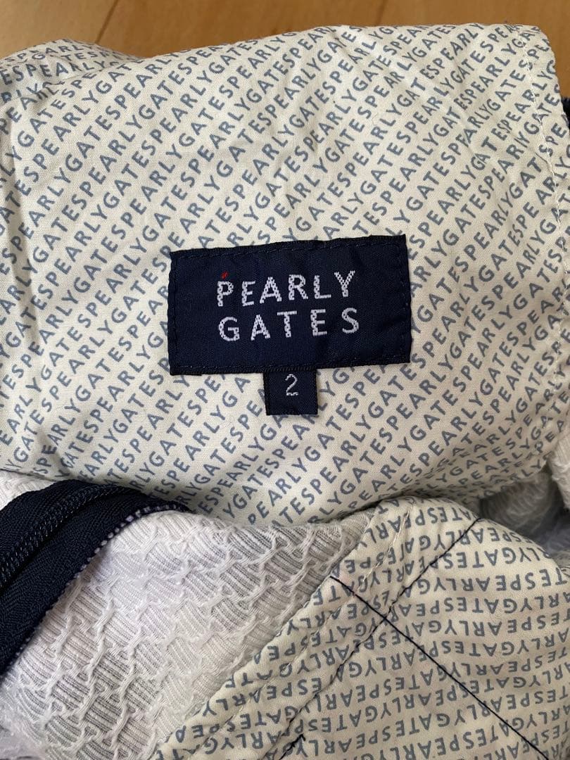 PEARLY GATES ロゴプリントスカート