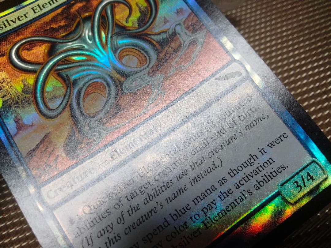 ミラディン foil 水銀の精霊 英語 1枚　MTG