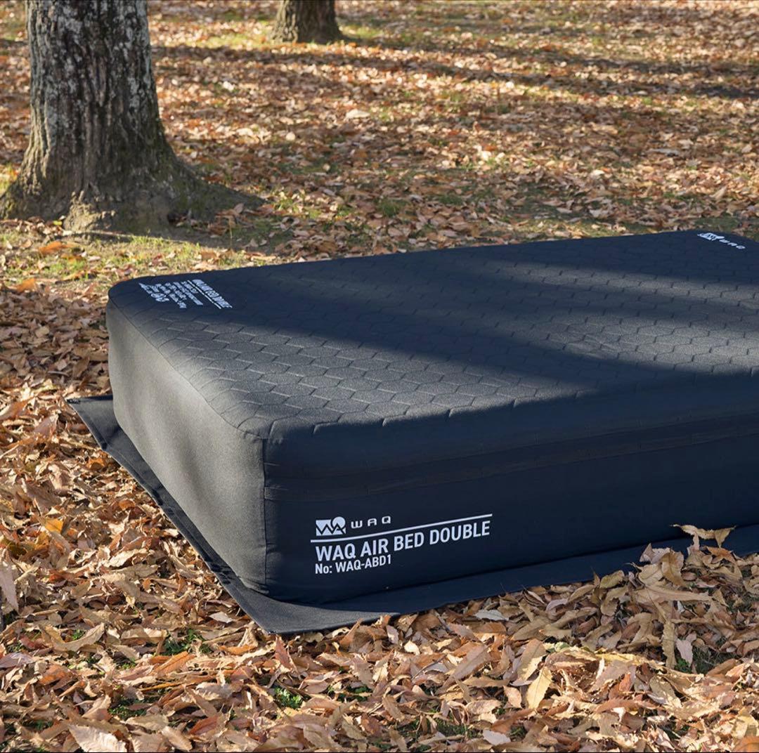 【新品未使用】WAQ AIR BED DOUBLE シングルサイズ【ブラック】
