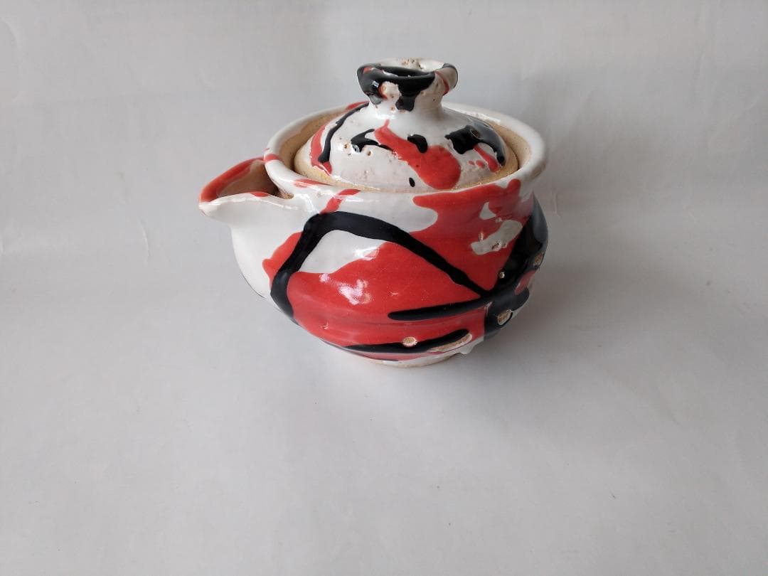 希少品 萩碗 宝瓶 関大安 作 萩煎茶器 共箱 現代アート 煎茶道具 玉露 新品
