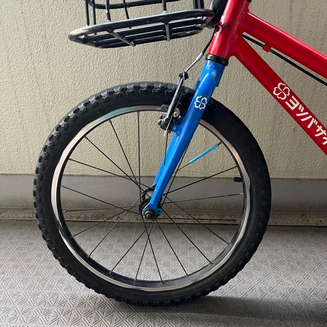 なつきんぐ【20インチ】　ヨツバサイクル ヒーローレッド　子供用自転車