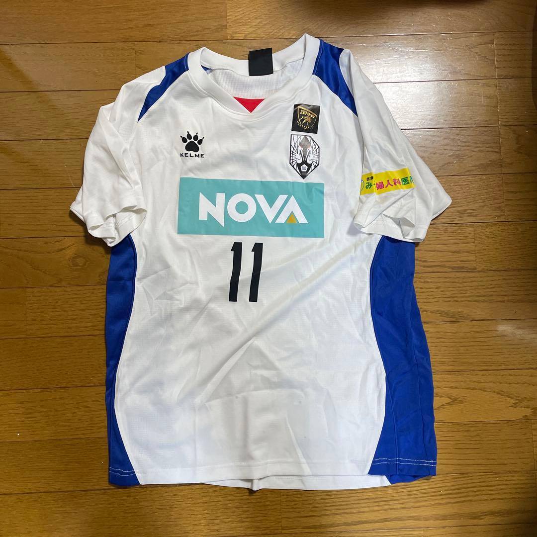 デ*ス様 【支給品】いわてグルージャ盛岡　KELME ユニホーム ホワイト11番