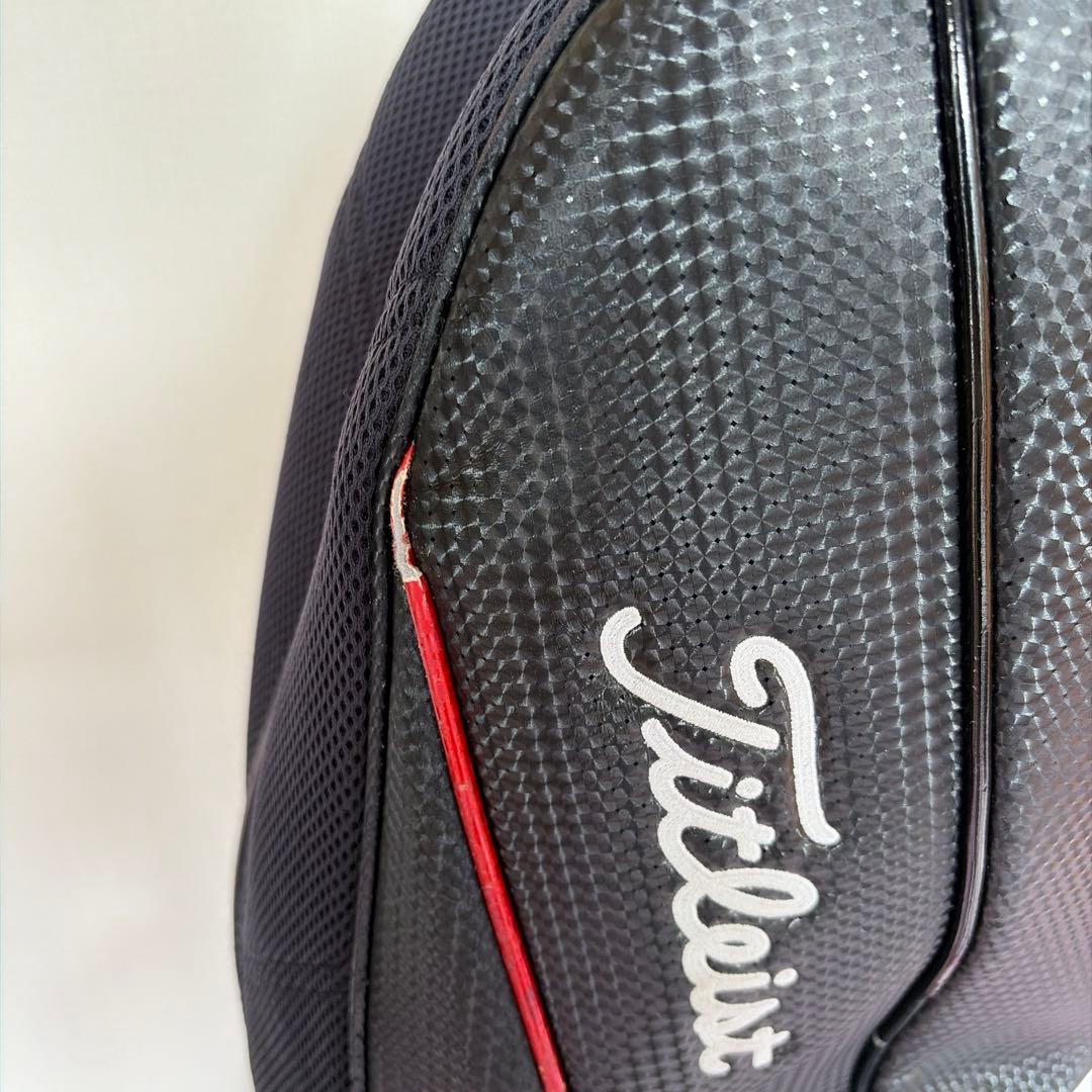 Titleist ゴルフキャディバッグ 黒/赤