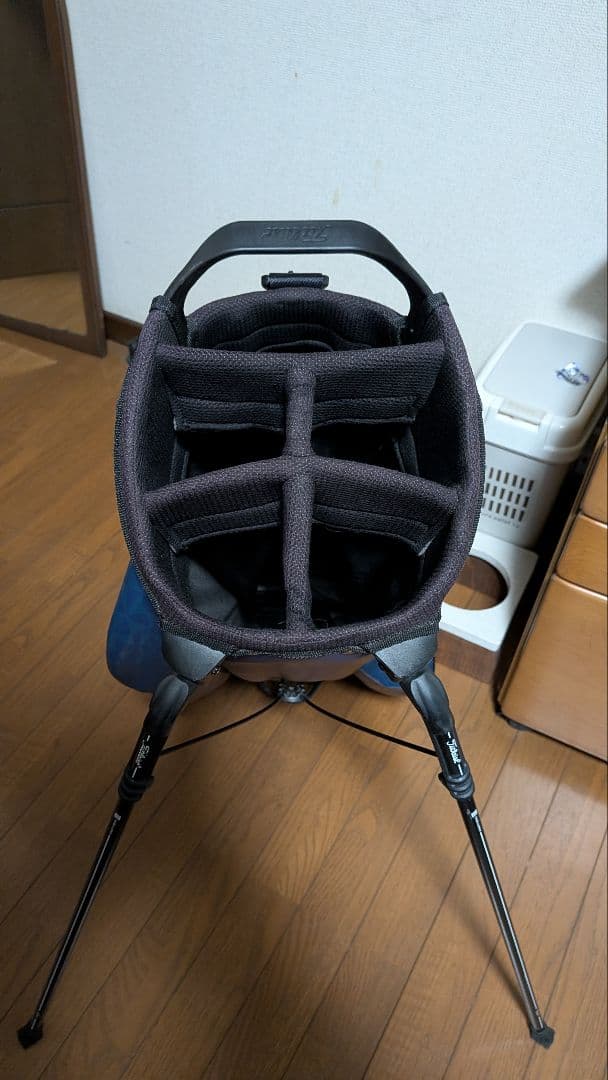 美品！Titleist ネイビー 限定品:軽量スタンドキャディバッグ