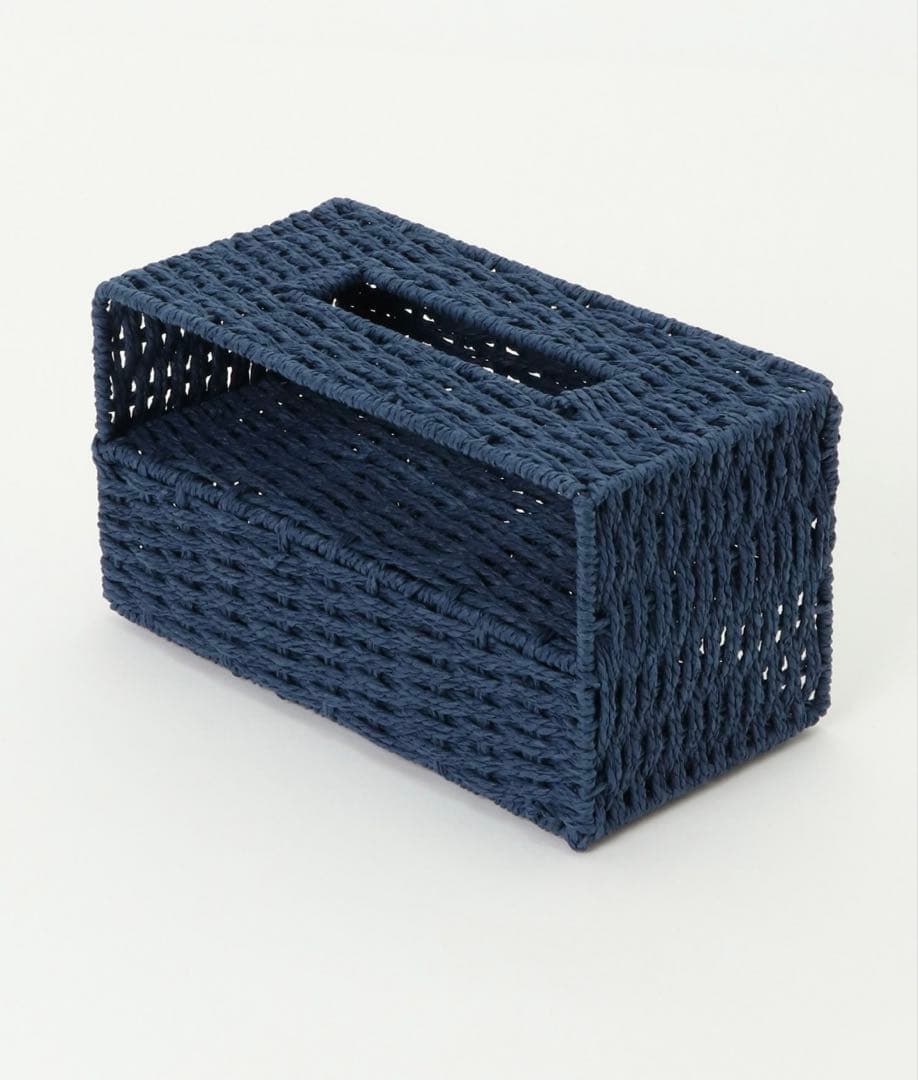 【ZOZO限定】LBC ペーパーティシュＢＯＸ　小物入れ付き ホワイト