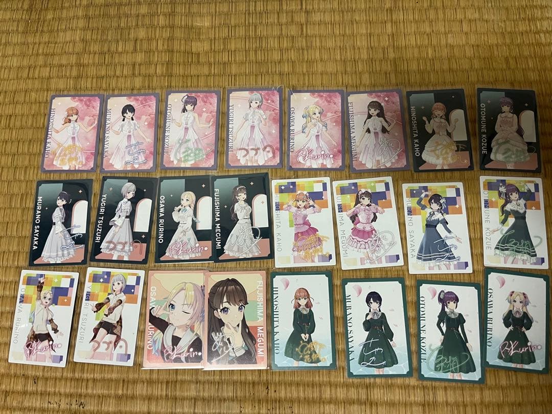 蓮ノ空 CD特典 メンバーカード 184枚まとめ売り 被りなし