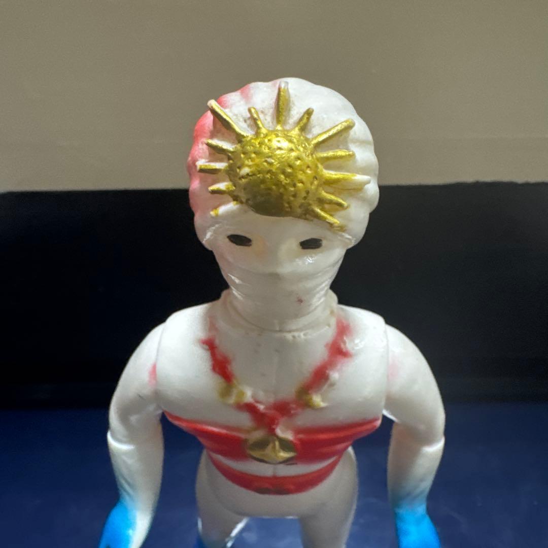 当時物　愛の戦士　レインボーマン　ソフビ　フィギュア　昭和レトロ　少年
