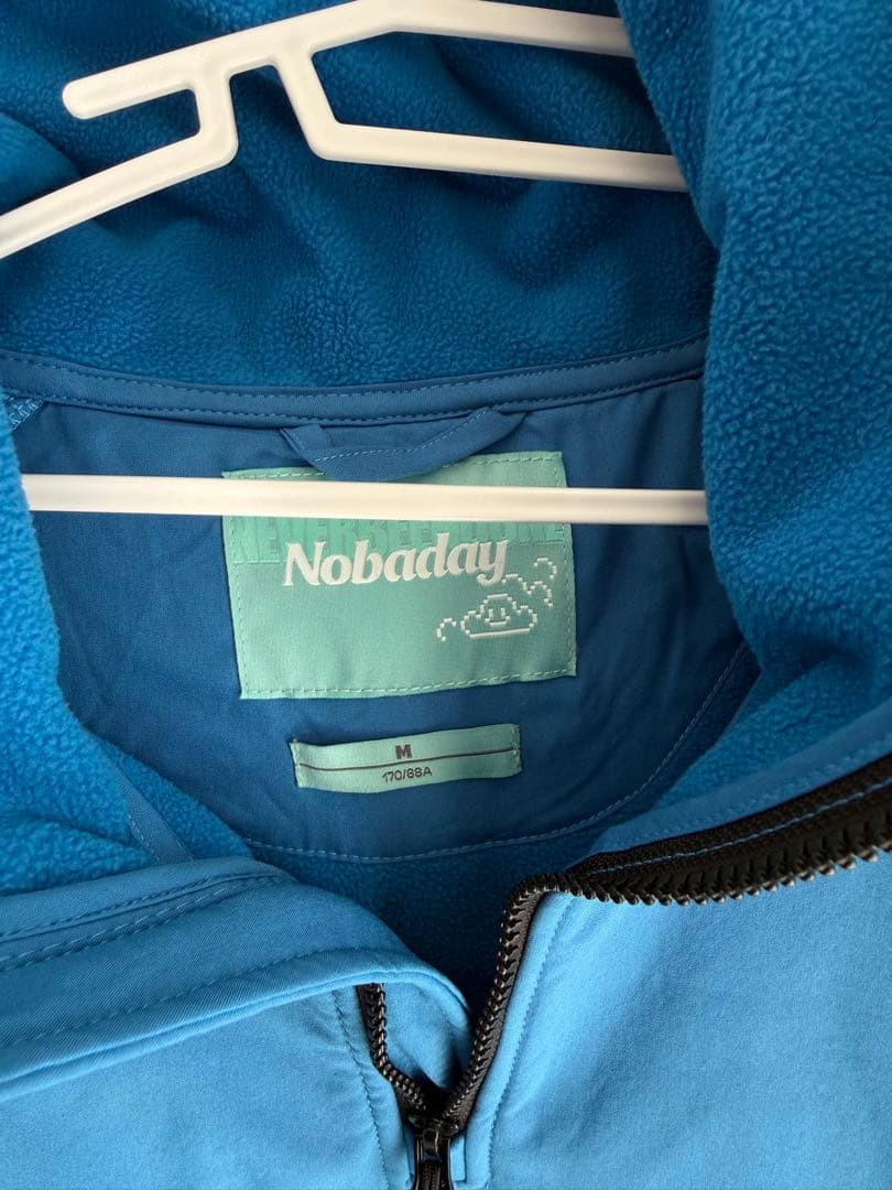 Nobaday スノーボードウェア アノラックジャケット M ブルー 男女兼用